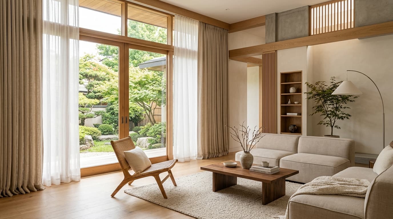 Javas Decor Interior Project - Custom Curtain & Flooring